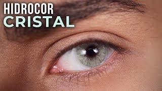 Solotica Hidrocor Cristal  Grey Silver Contacts [upl. by Eiliak]