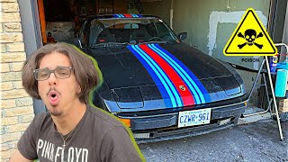 I CANT BELIEVE WE INHALED THIS  1983 Porsche 944 Restoration Part 1 [upl. by Dafna]