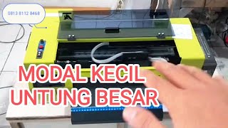 MODAL SEKECIL KECILNYA UNTUNG SEBESAR BESARNYA DENGAN PRINTER ALLNEW DTF PRINTING [upl. by Cynarra]