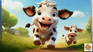 Gaiya Meri Gaiya 🐄  बच्चों की प्यारी गाय कविता  Fun Hindi Rhyme for Kids  Tiny Toons TV [upl. by Scammon468]