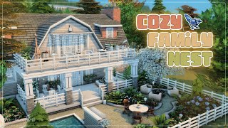 Уютное семейное гнездышко🐦│Строительство│Cozy Family Nest│SpeedBuild│NO CC The Sims 4 [upl. by Ameh496]