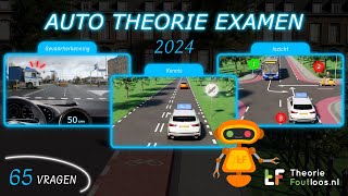 Auto Theorie Examen 2024  Gevaarherkenning  Kennis  Inzicht [upl. by Eimmak]