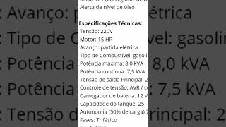 Escolher o gerador pela potência nominal ou de pico [upl. by Nilek]