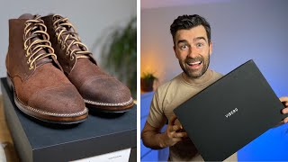 Viberg Service Boot Unboxing  Tobacco Chamois Roughout  1035 Last [upl. by Eniluqcaj]