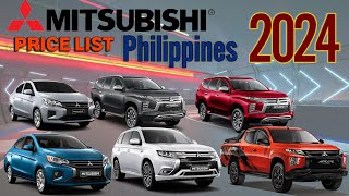 Mitsubishi Price List in Philippines 2024 [upl. by Ahsoj]