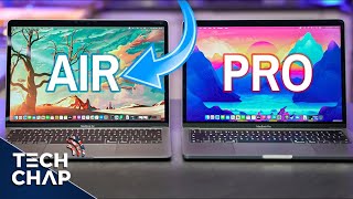 MacBook Air M1 vs MacBook Pro M1  Which is Best  The Tech Chap [upl. by Alemac126]