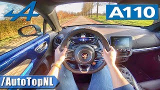 Alpine A110 Légende w SPORT EXHAUST  POV Test Drive by AutoTopNL [upl. by Poler]