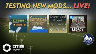 Testing on New Mods on a New Holiday Patch Map  Cities Skylines 2  LIVE [upl. by Schreibe]