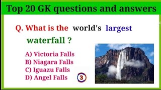 gkquizinhindiandenglish Top 20 GK questions and answers in englishGneral knowledge questions [upl. by Arraes755]