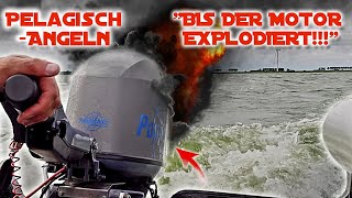 Wir ANGELN solange PELAGISCH auf ZANDER bis der Motor EXPLODIERT [upl. by Gorlicki141]