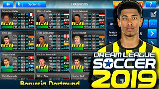 Plantilla del Borussia Dortmund para el dls 20232024 Dream league soccer 19 [upl. by Zealand]