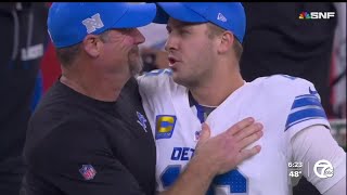 Dan Campbell reveals what Jared Goff told him after Lions beat Texans [upl. by Idaf]