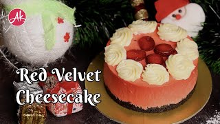 Red Velvet Cheesecake  Cake Recipe aanalkotak [upl. by Pesek151]