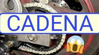 BIEN EXPLICADO COMO LIMPIAR Y LUBRICAR CADENAS DE MOTO [upl. by Enitsirt862]