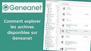 Comment explorer les archives disponibles sur Geneanet [upl. by Corvese]