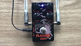 Ahajii AH66 Soul Eater Flanger Pedal Demo [upl. by Ahilam758]