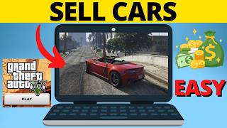 How to Sell Car in GTA 5  Sell Stolen Vehicles in GTA V [upl. by Sarge]