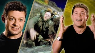 LOTR bloopers When Andy Serkis accidentally INJURED Sean Astin and made him angry on Set [upl. by Aicil740]