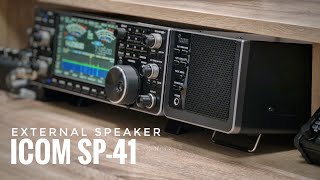 ICOM SP41 External Speaker New Hamshack [upl. by Einattirb]