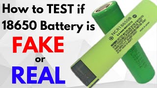 How to Test 18650 Batteries Capacity if its Real or Fake [upl. by Dubenko57]