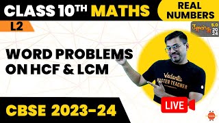 Class 10 Maths Chapter 1  Word Problems on HCF and LCM Part 18  Real Numbers 202223 [upl. by Tomi85]