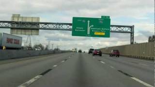 New York State Thruway Interstate 90 Exits 54 to 50 eastbound [upl. by Arakawa]