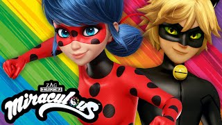 1 HOUR MIRACULOUS  😍 LADYBUG amp CAT NOIR 🐞  Season 4  Compilation [upl. by Rania]