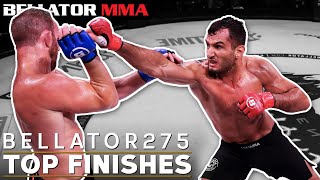 Top Brutal Finishes From Bellator 275 Fighters  Bellator MMA [upl. by Coltin]