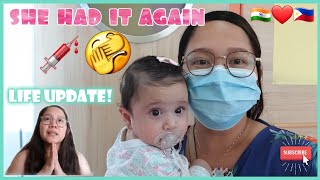 LIFE UPDATE amp ANYAS SECOND VACCINATION  lifebymenonsvlogs [upl. by Eelytsirk]