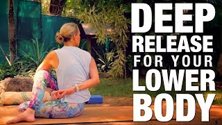 Deep Release for the Lower Body Yoga Class  Five Parks Yoga [upl. by Verlee]