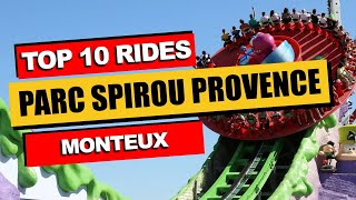 Top 10 BEST Rides at Parc Spirou Provence 2023  Monteux France [upl. by Saum561]