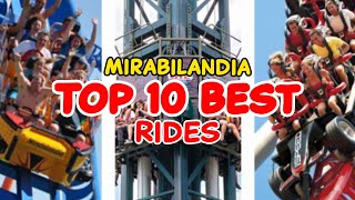 Top 10 rides at Mirabilandia  Emilia Romagna  Italy  2022 [upl. by Salter]