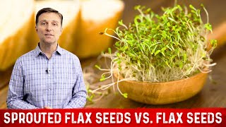 Sprouted Flax Seeds vs Flax Seeds Explained By Dr Berg [upl. by Juta]