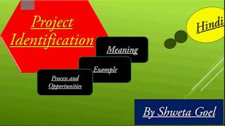 What you mean by project identification in hindi how to find out effective project [upl. by Allesor]