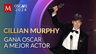 Cillian Murphy gana Oscar 2024 como Mejor Actor con Oppenheimer [upl. by Ireva]