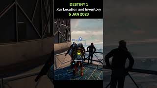 Destiny 1 XUR Location 5 Jan 2024 shorts shortsfeed gaming xur destiny1 [upl. by Thomajan]