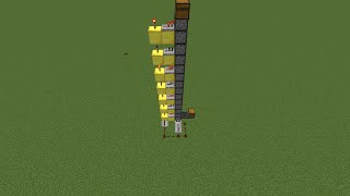 Minecraft Tutorial  Dropper Item Elevator [upl. by Eirroc]