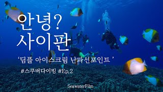 4K 안녕 사이판 스쿠버다이빙 포인트 Ep2 딤플 아이스크림 난파선 트래블버블 [upl. by Lotsyrk134]