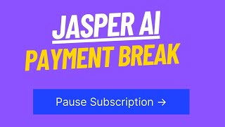 Jasper AI Tutorial How to Get a Payment Break [upl. by Dinan]