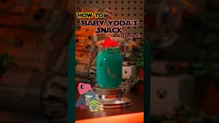 How To Make Baby Yodas Snack  NonAlcoholic Star Wars Drink  babyyoda starwars [upl. by Naillil2]