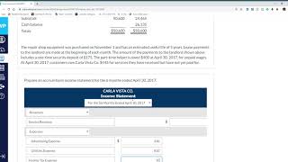 ACNT 1303 Ch 4 Homework Overview [upl. by Ardel759]