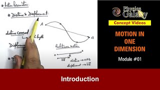 Class 11 Physics  MOD  1 Motion in One Dimension Introduction  For JEE amp NEET [upl. by Alice693]