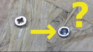 Home hack  DIY  How to remove the broken screw [upl. by Anerroc]