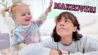 My 2 Year Old Gives Me A Makeover [upl. by Nitaj]