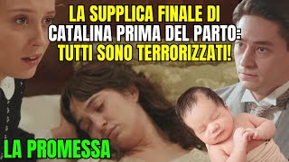 LA PROMESSA ANTICIPAZIONI  LA SUPPLICA FINALE DI CATALINA PRIMA DEL PARTO TUTTI SONO TERRORIZZATI [upl. by Alenson]