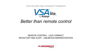 Webinar  Introduction to Kaseya VSA Lite [upl. by Ididn]