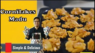 Resepi Cornflakes Madu Versi Khairulaming  Jom Masak [upl. by Gar]