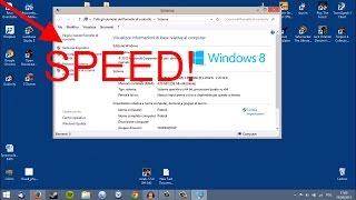 Come accelerare il sistema Windows 81 con due click [upl. by Ennayd]