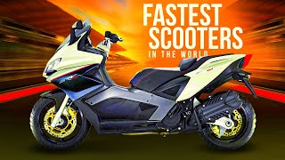 TOP 7 FASTEST SCOOTERS IN THE WORLD [upl. by Ajssatan498]