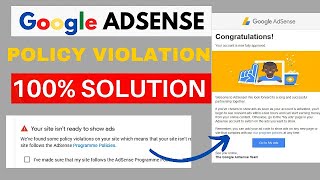 Policy Violation  Adsense Approval 2024  How To Get Adsense Approval  only 24 hour [upl. by Gnaw757]